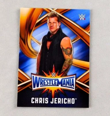 Chris Jericho WWE Wrestling Trading Card WWF Topps Raw WrestleMania Series  - Image 1 of 2