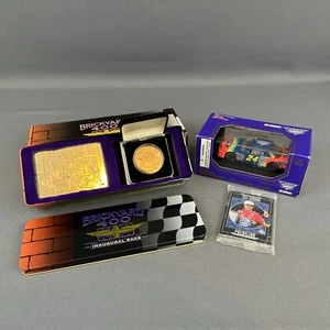 Brickyard 400 Inaugural Race 1994 Gold Card, Coin, 1/64 Car & Predictor Cards - Picture 1 of 20