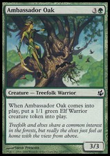 Magic the Gathering MTG Ambassador Oak (113) Morningtide   LP