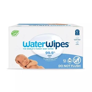 WaterWipes Original Baby Wipes, Plastic-Free, 720 Count (Pack of 12) - Imagen 1 de 4