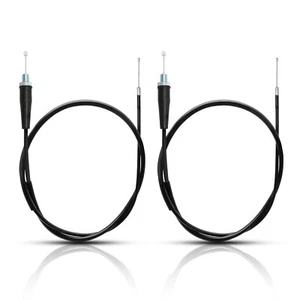 2PCS Throttle Cable 110cm Replacement Motorcycle 50inch Adjustable YAMAHA Honda - Picture 1 of 7