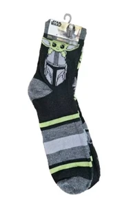 Star Wars The Mandalorian and Grogu 3-Pair Socks New - Picture 1 of 7