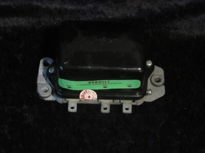NOS 1958-1962 Chevy Olds Pontiac Rebuilt 12 Volt Delco Remy Voltage Regulator Foto 1 de 4