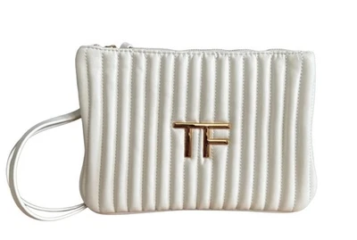 Bolso de muñeca Tom Ford Larnyard acolchado blanco regalo con compra novedad Foto 1 de 4