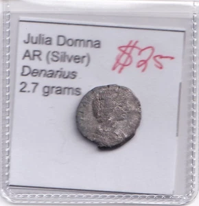 Hervorragende Julia Domna AR Silber Denar antike römische Münze - Bild 1 von 2