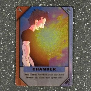 RARE Chamber 2002 Marvel ReCharge Series 2 #198 Generation X CCG Foil Hero Card - Picture 1 of 2