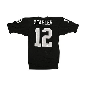 Ken Stabler Oakland Raiders Autogramm signed Wilson Black Trikot JSA COA - Bild 1 von 6