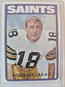 1972 Topps High Number - Hugo Hollas #296 - Saints (RC) - Picture 1 of 2