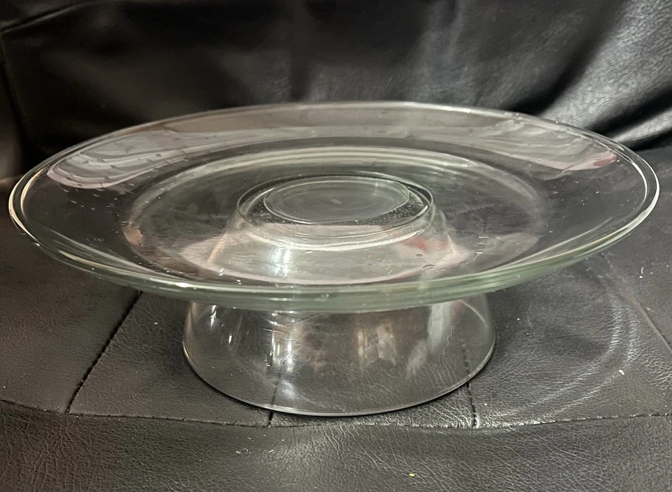 Anchor Hocking Glass Clear 10.5" Pedestal Cake Stand - Image 1 of 1