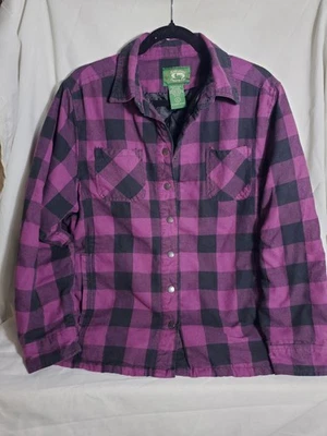 Stillwater Supply Co. Men's Jacket Purple Plaid Size Large — 第 1/4 张图片
