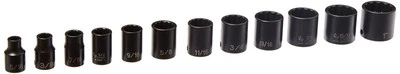 1202 3/8" Drive 12piece 12point Standard Length Socket S - Image 1 of 2