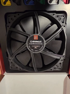 Noctua NF-A20 PWM chromax.black.swap Premium Edition 200mm Noctua Fan Chromax - Image 1 of 3