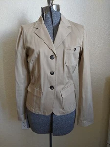 Lauren Ralph Lauren Safari Jacket Early 2000's Vintage Shacket - Picture 1 of 7