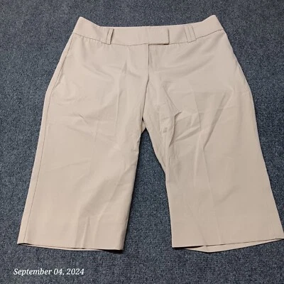 Pantalones Cortos Mujer The Limited 0 Marrón Calce Cassidy Elastizados 12" Entrepierna 28" Cintura Foto 1 de 4