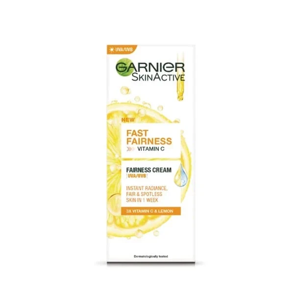 Garnier SkinActive Fast Bright Day Cream with 3x Vitamin C and Lemon 50ml - Image 1 of 1