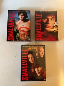 Smallville Seasons 1-3 DVD Lot The WB Superhero 2001-2004 - Picture 1 of 2