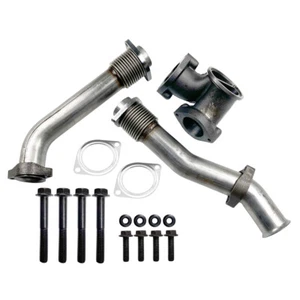 Turbocharger Diesel With Hardware Bellowed Up Pipe Kit For Ford 1999.5-2003 7.3L - Picture 1 of 13