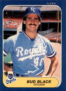Bud Black #4 1986 Fleer - Picture 1 of 2