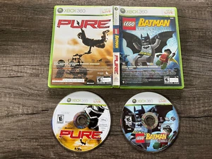LEGO Batman: The Videogame / Pure (Microsoft Xbox 360, 2009) Complete w/ Manuals - Picture 1 of 12