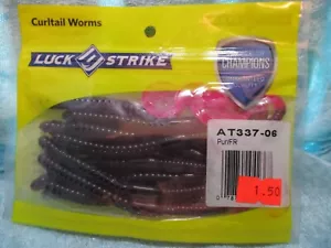 Lucky Strike Curltail Rubber worms - Picture 1 of 1