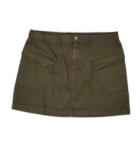 Just USA Henderson Cargo Mini Skirt Size Large Dark Olive NWT - Picture 1 of 8