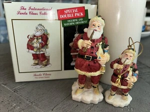Figura y adorno de Papá Noel de la colección internacional de Papá Noel en caja - Imagen 1 de 3