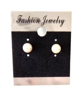 New Fashion Jewelry Women's/Teens/Girls Post/Stud Earrings Imitation Ivory Pearl - Picture 1 of 15