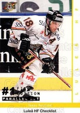 2002-03 Swedish Elitset First Edition Parallel #139 Tomas Berglund