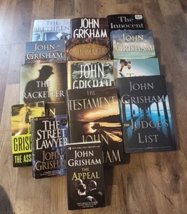 Lot 14 John Grisham Legal Thriller Mystery RANDOM MIX 10 Hardcover 4 Softcover - Imagen 1 de 15