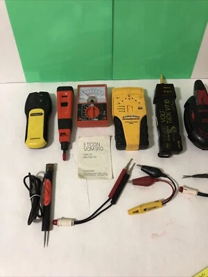 Lote de Inst (Testers) Beha Unites, Zircão, Etcon, Perfurador Ideal e Stanley Para Peças - Imagem 1 de 4