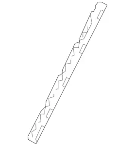 Genuine Pillar Molding Retainer Strip LR106792 - Picture 1 of 2