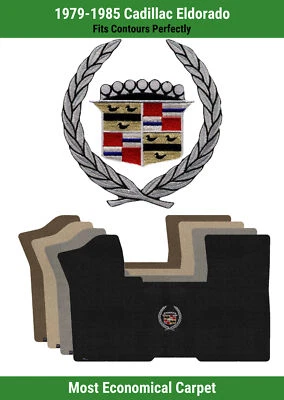 Lloyd Velourtex Front Mat for '79-85 Cadillac Eldorado w/Silver Cadillac Crest 2 - Image 1 of 4