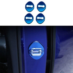 For Honda Accord 2018-2022 Blue Titanium Door Lock Protection Cover Trim 4X - Picture 1 of 6
