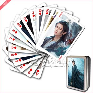 Anime 54pcs Pokers Playing Cards The Blue Whisper Allen Cosplay Prop