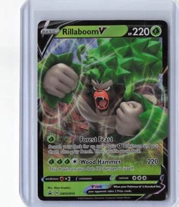 SWSH: Sword & Shield Promo Cards #SWSH014 Rillaboom V Pokemon - Picture 1 of 2