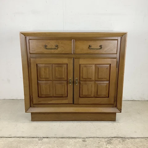 Vintage Mid-Century Walnut Storage Cabinet from United Furniture Cover