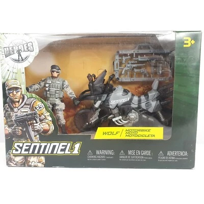 Sentinel 1 True Heroes Wolf Motorbike Action Figure Toy Set Toys R Us Exclusive - Image 1 of 4