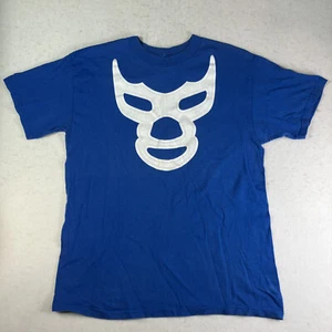 Blue Demon Lucha Libre T-Shirt Herren M CMLL AAA Wrestling Mexico Luchador Tee - Bild 1 von 8