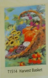 ERNTEKORB Herbst dekorative Kunst Flagge 28" x 40" Neu in Verpackung NEU von Toland - Bild 1 von 2
