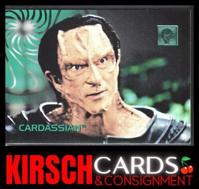 Cardassian Alien Preview 1995 SkyBox 30 Years of Star Trek Phase One #98 - Image 1 of 2