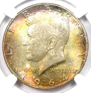 1964-D Kennedy Half Dollar 50C Coin - NGC MS67+ Rare Plus Grade - $2,950 Value - Picture 1 of 5
