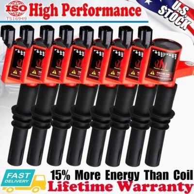 8x Ignition Coil For 2005 2006 2007 2008 Ford Expedition Explorer 4.6L 5.4L V8 - Image 1 of 4