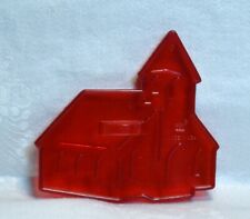 HRM Vintage Red Plastic Cookie Cutter - Church Christmas Easter Wedding Bible