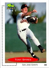 1991 Classic Best #113 Tony Spires