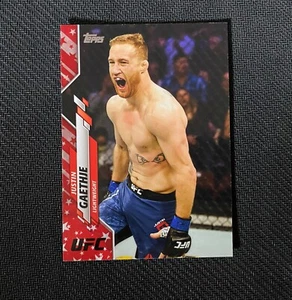 UFC MMA 2020 Topps | Justin Gaethje | Independence Day Parallel #35/76 - Bild 1 von 2