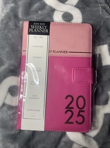 2024-2025 Planner - Weekly & Monthly Academic Leather PlanneAug 2024 -Dec25 - Picture 1 of 2
