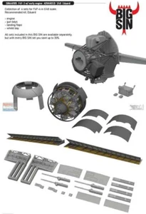 1/48 Eduard Big Sin #SIN648105 F4F-3 Wildcat Early Advance Details Set For EDU - Picture 1 of 1