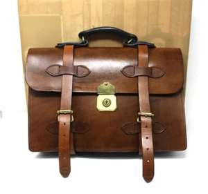 90er Vintage Dead Stock FILSON Leder Feld Umhängetasche - Vollleder - selten - Bild 1 von 8