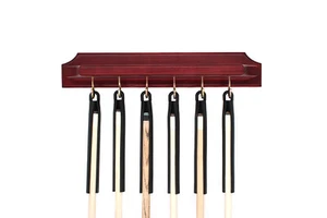 Billiards Accessories Queue Holder Cue Wall Holder for 4 to 6 Queue cm Ash Solid Wood - Picture 1 of 11
