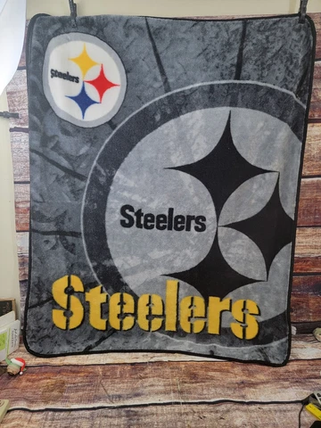 Pittsburgh Steelers Fleece Throw Blanket 5' X 4' Cover